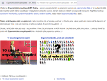 Tablet Screenshot of ergonomicka-encyklopedie.cz